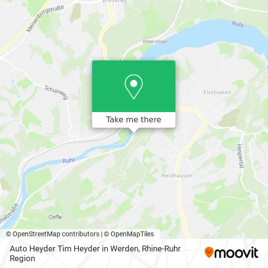 Карта Auto Heyder Tim Heyder in Werden