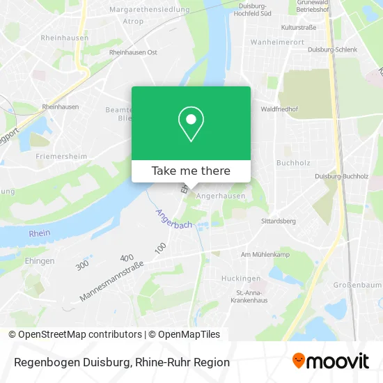 Карта Regenbogen Duisburg