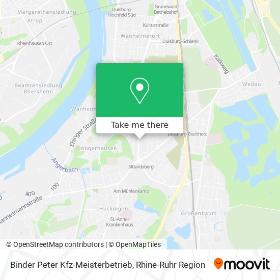 Binder Peter Kfz-Meisterbetrieb map