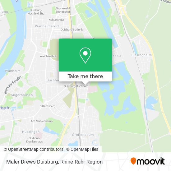 Maler Drews Duisburg map