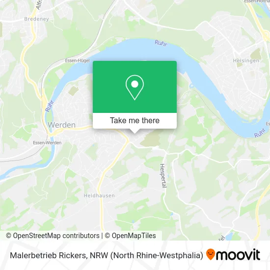 Malerbetrieb Rickers map