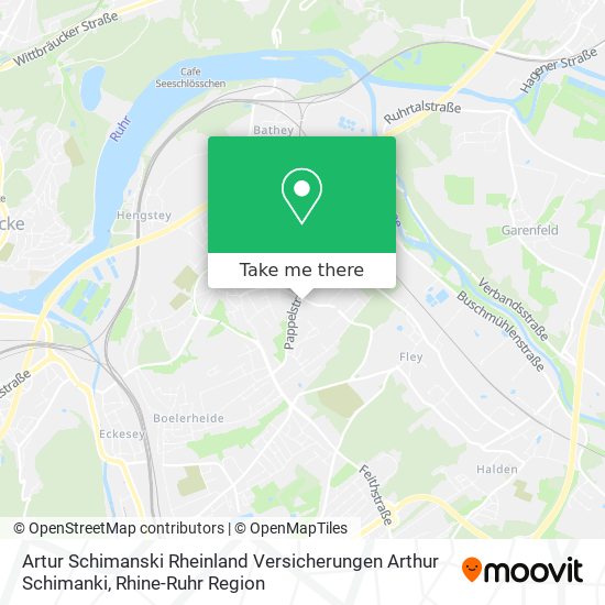 Artur Schimanski Rheinland Versicherungen Arthur Schimanki map