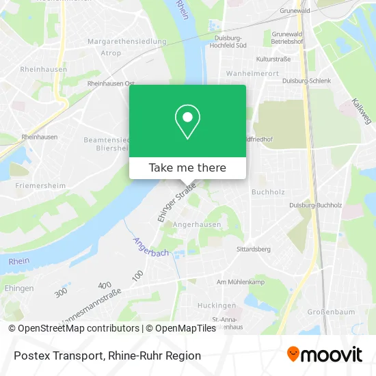 Карта Postex Transport