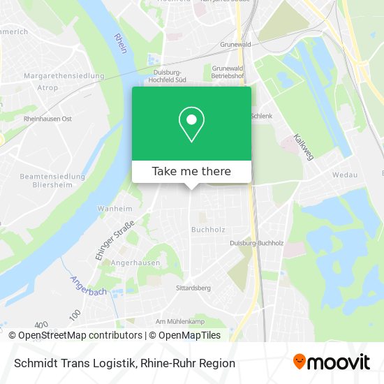 Schmidt Trans Logistik map