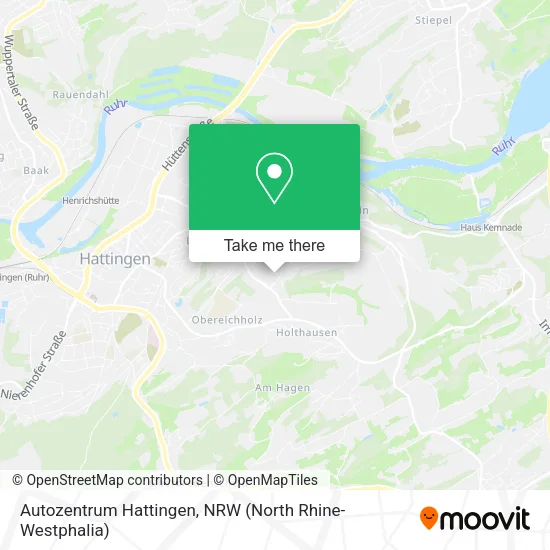 Карта Autozentrum Hattingen
