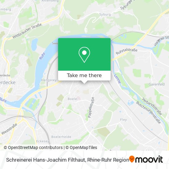 Schreinerei Hans-Joachim Filthaut map