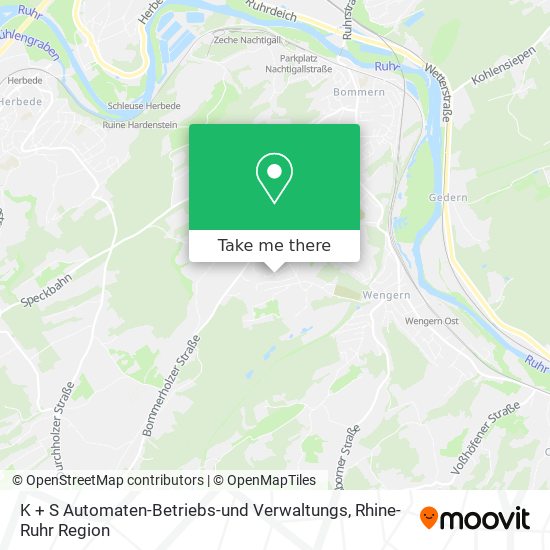 Карта K + S Automaten-Betriebs-und Verwaltungs