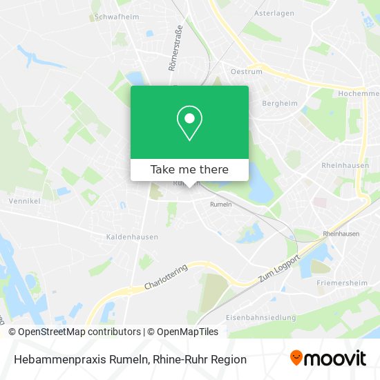 Hebammenpraxis Rumeln map
