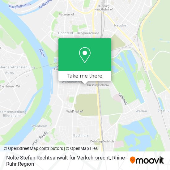 Nolte Stefan Rechtsanwalt für Verkehrsrecht map