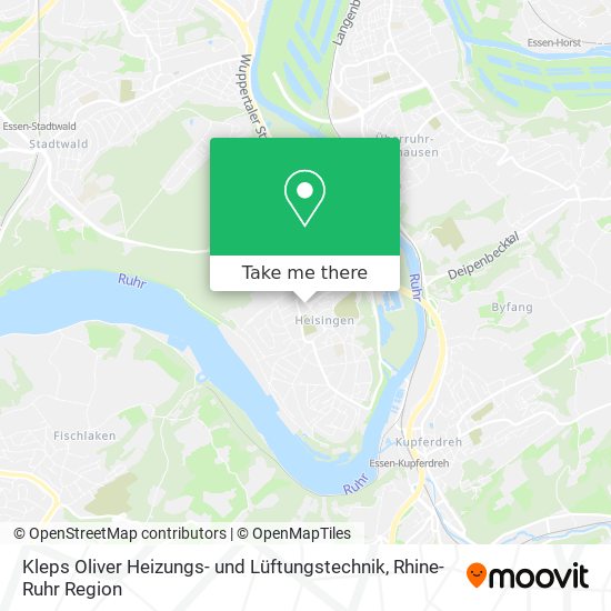 Kleps Oliver Heizungs- und Lüftungstechnik map