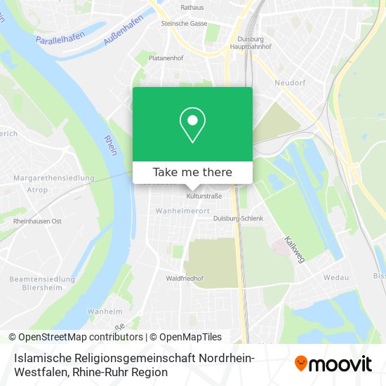 Карта Islamische Religionsgemeinschaft Nordrhein-Westfalen