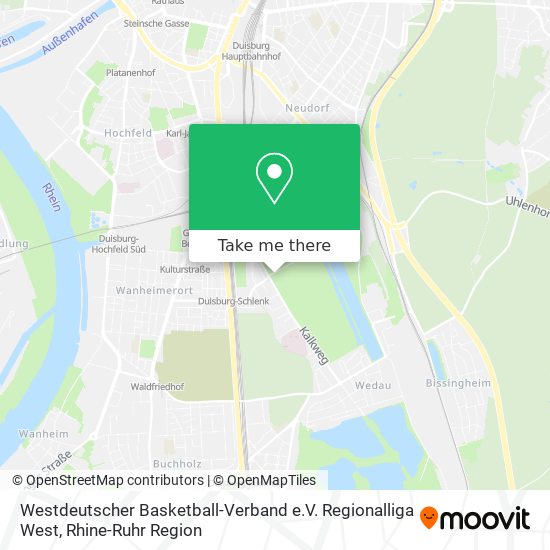 Westdeutscher Basketball-Verband e.V. Regionalliga West map