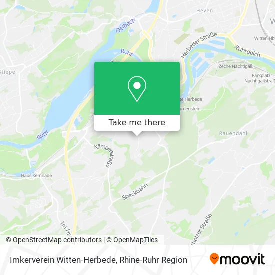 Карта Imkerverein Witten-Herbede