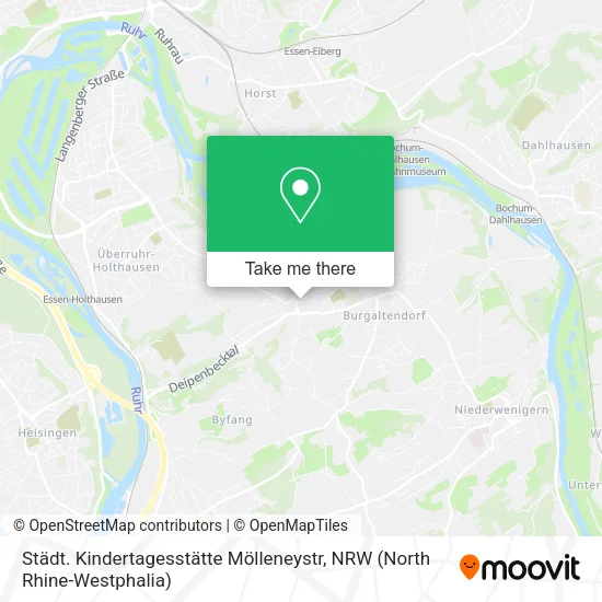 Карта Städt. Kindertagesstätte Mölleneystr