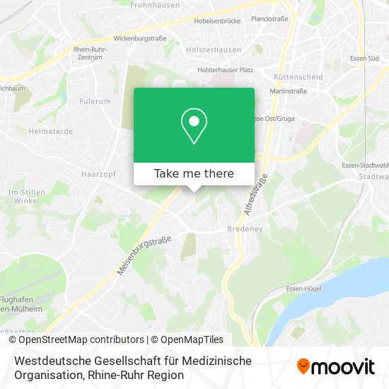 Карта Westdeutsche Gesellschaft für Medizinische Organisation