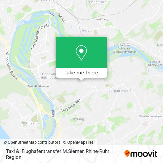Карта Taxi &. Flughafentransfer M.Siemer