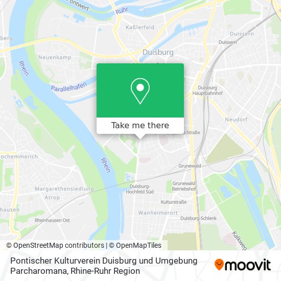 Pontischer Kulturverein Duisburg und Umgebung Parcharomana map