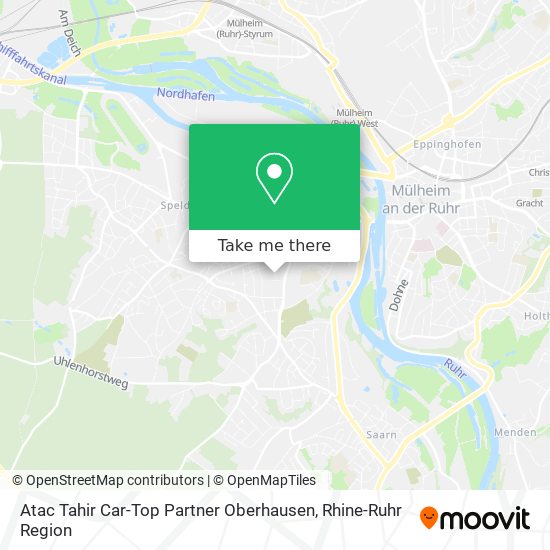 Atac Tahir Car-Top Partner Oberhausen map