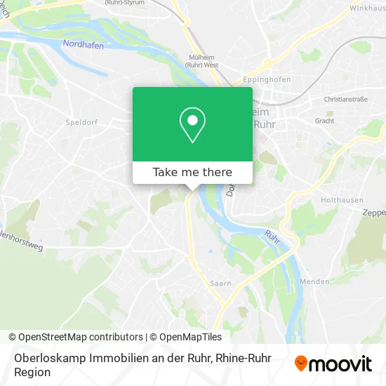 Карта Oberloskamp Immobilien an der Ruhr