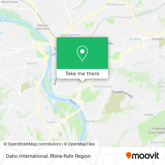 Daho-International map