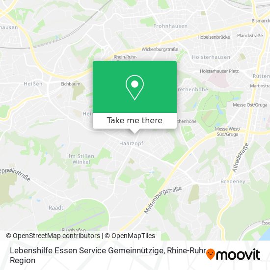 Lebenshilfe Essen Service Gemeinnützige map