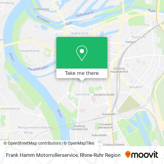 Frank Hamm Motorrollerservice map