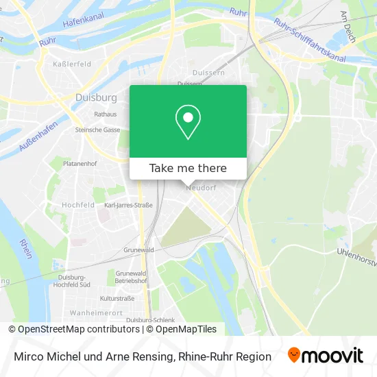 Mirco Michel und Arne Rensing map