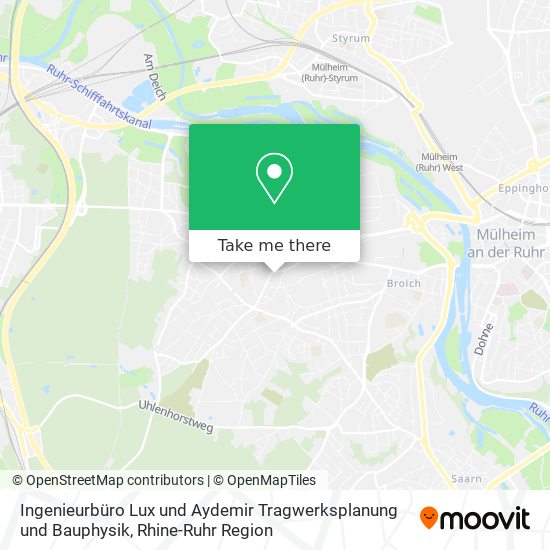 Ingenieurbüro Lux und Aydemir Tragwerksplanung und Bauphysik map