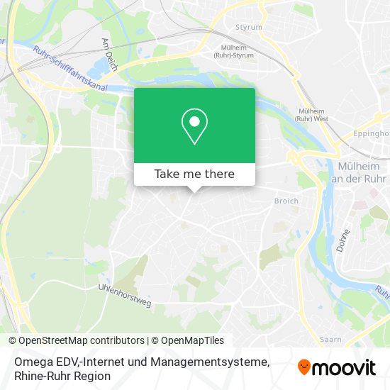 Omega EDV,-Internet und Managementsysteme map