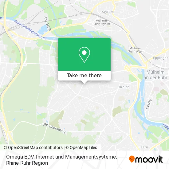 Карта Omega EDV,-Internet und Managementsysteme
