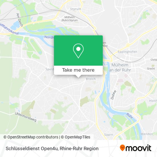 Schlüsseldienst Open4u map