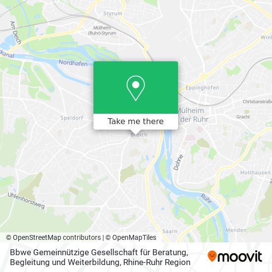 Bbwe Gemeinnützige Gesellschaft für Beratung, Begleitung und Weiterbildung map