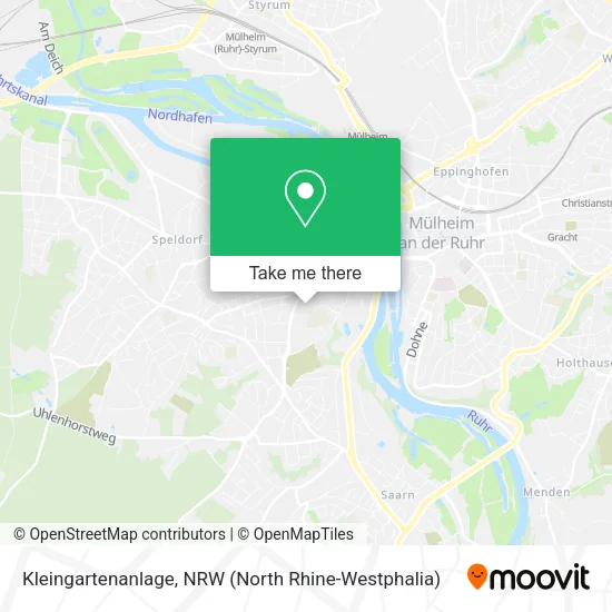Карта Kleingartenanlage