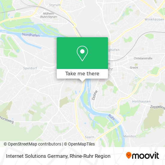 Internet Solutions Germany map