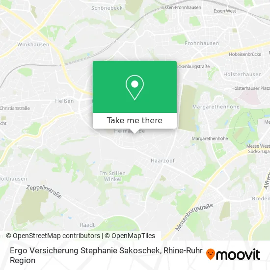 Карта Ergo Versicherung Stephanie Sakoschek