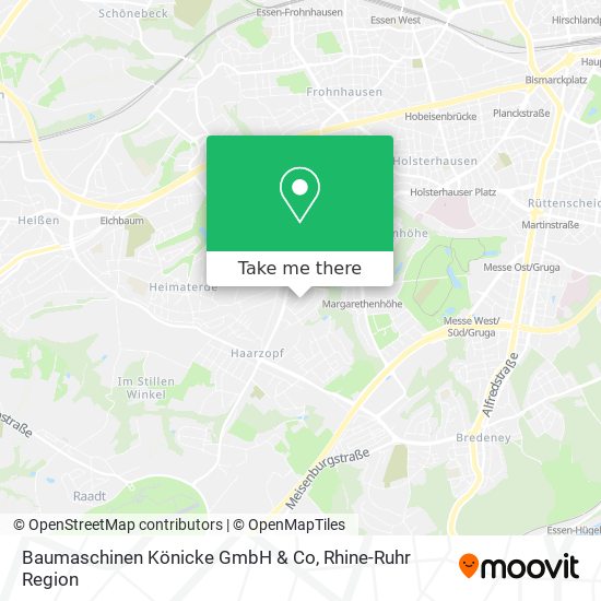 Baumaschinen Könicke GmbH & Co map