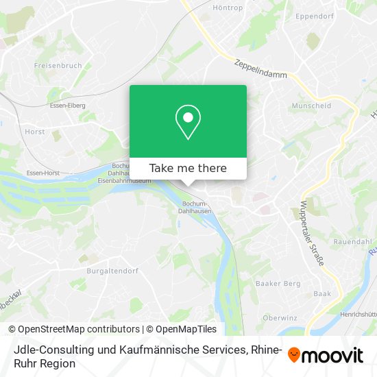 Jdle-Consulting und Kaufmännische Services map