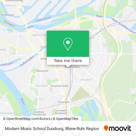 Modern Music School Duisburg map