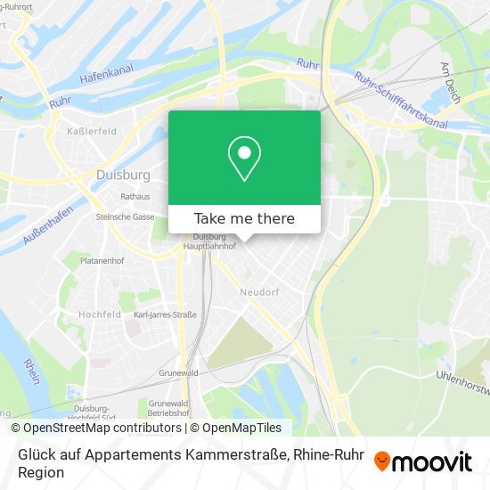 Glück auf Appartements Kammerstraße map