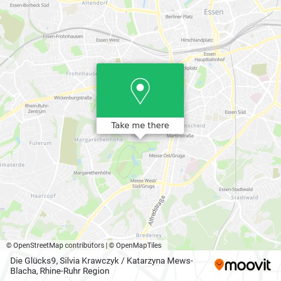 Die Glücks9, Silvia Krawczyk / Katarzyna Mews-Blacha map