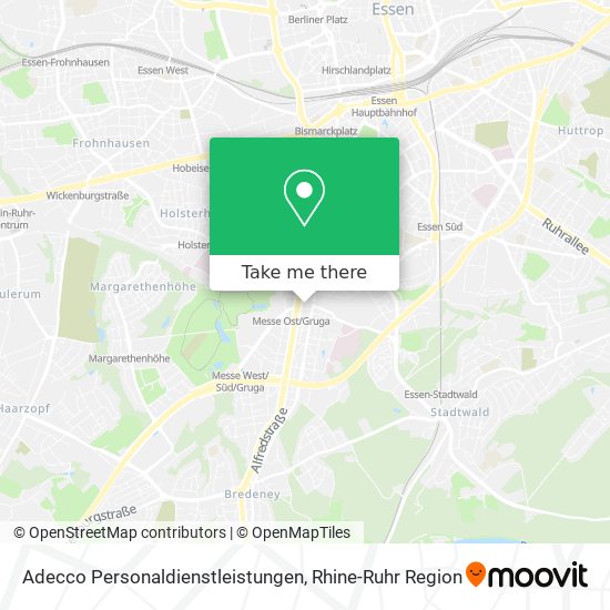 Adecco Personaldienstleistungen map