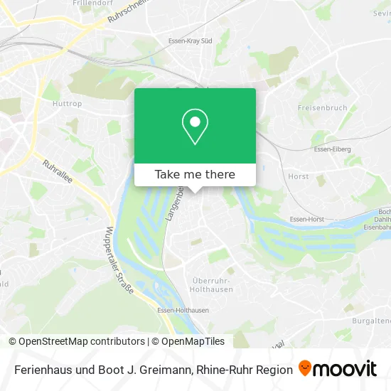 Карта Ferienhaus und Boot J. Greimann