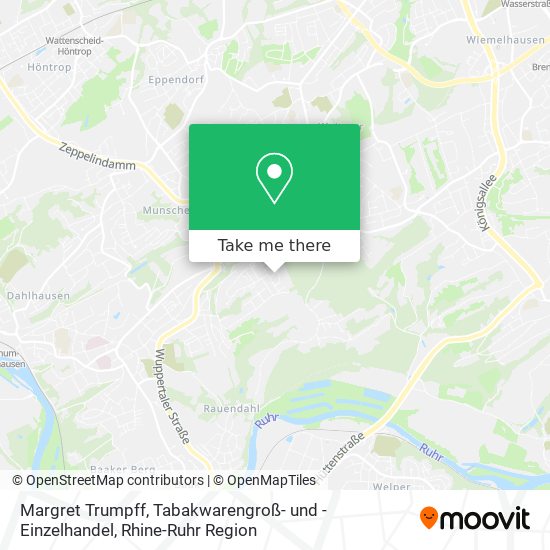 Margret Trumpff, Tabakwarengroß- und -Einzelhandel map