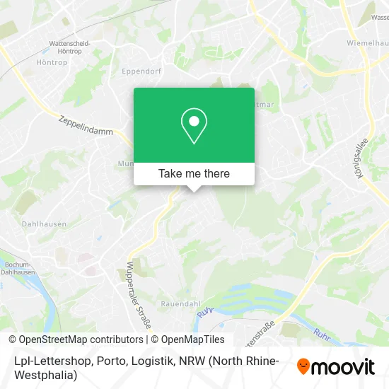 Карта Lpl-Lettershop, Porto, Logistik