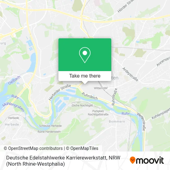 Карта Deutsche Edelstahlwerke Karrierewerkstatt