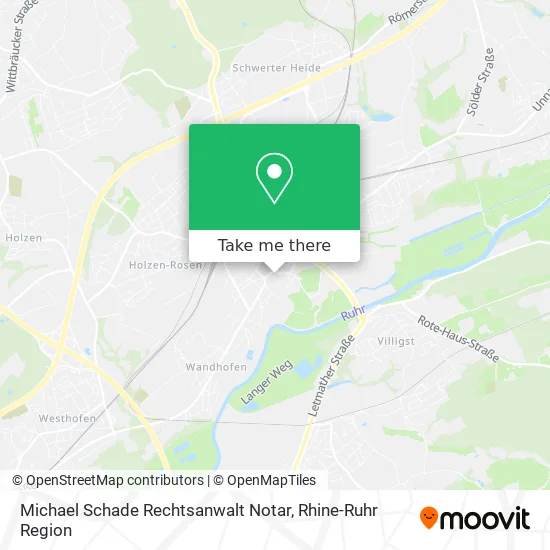 Карта Michael Schade Rechtsanwalt Notar