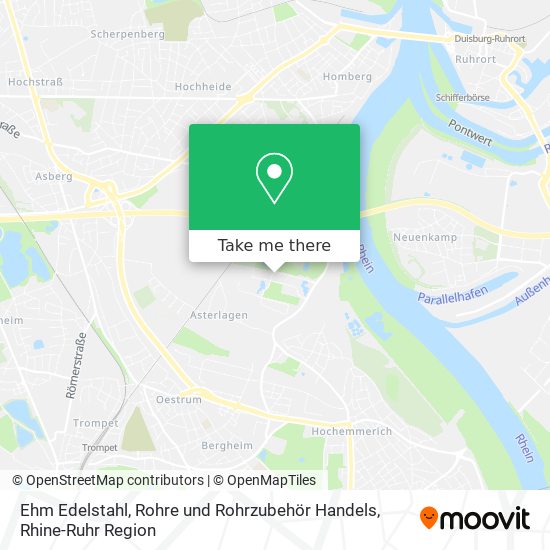 Ehm Edelstahl, Rohre und Rohrzubehör Handels map
