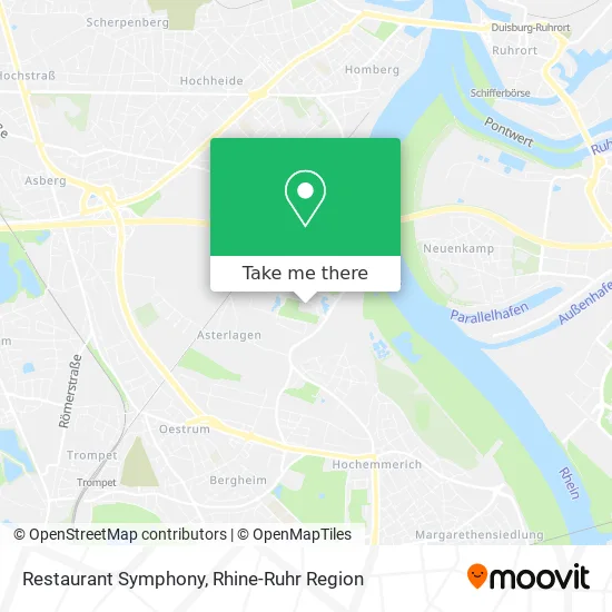 Restaurant Symphony map