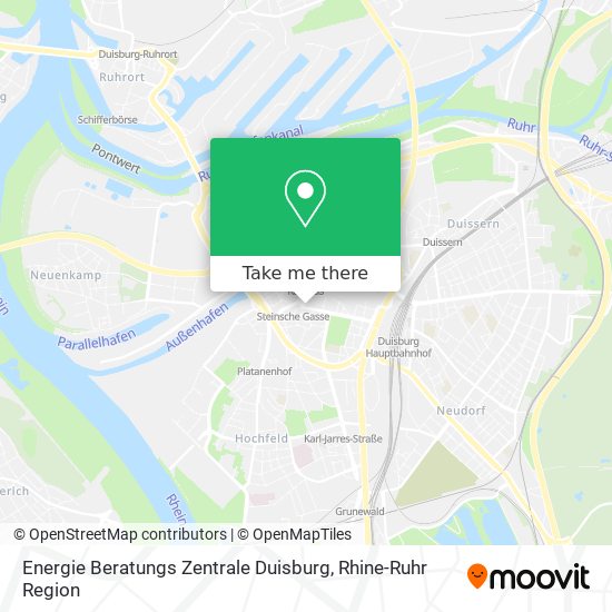 Energie Beratungs Zentrale Duisburg map