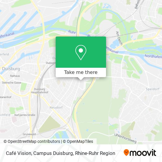 Карта Café Vision, Campus Duisburg